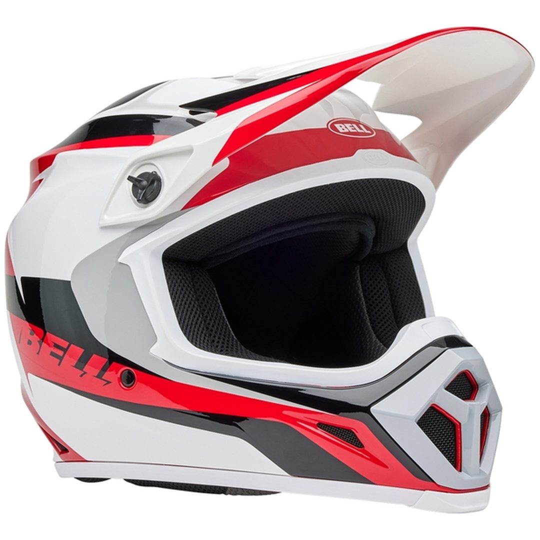 Crosshjelm Mx-9 Mips Rift Blank Rød/hvid BELL XL – billede 2