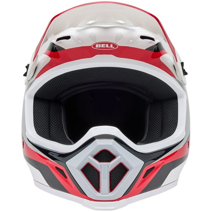 Crosshjelm Mx-9 Mips Rift Blank Rød/hvid BELL XL – billede 3