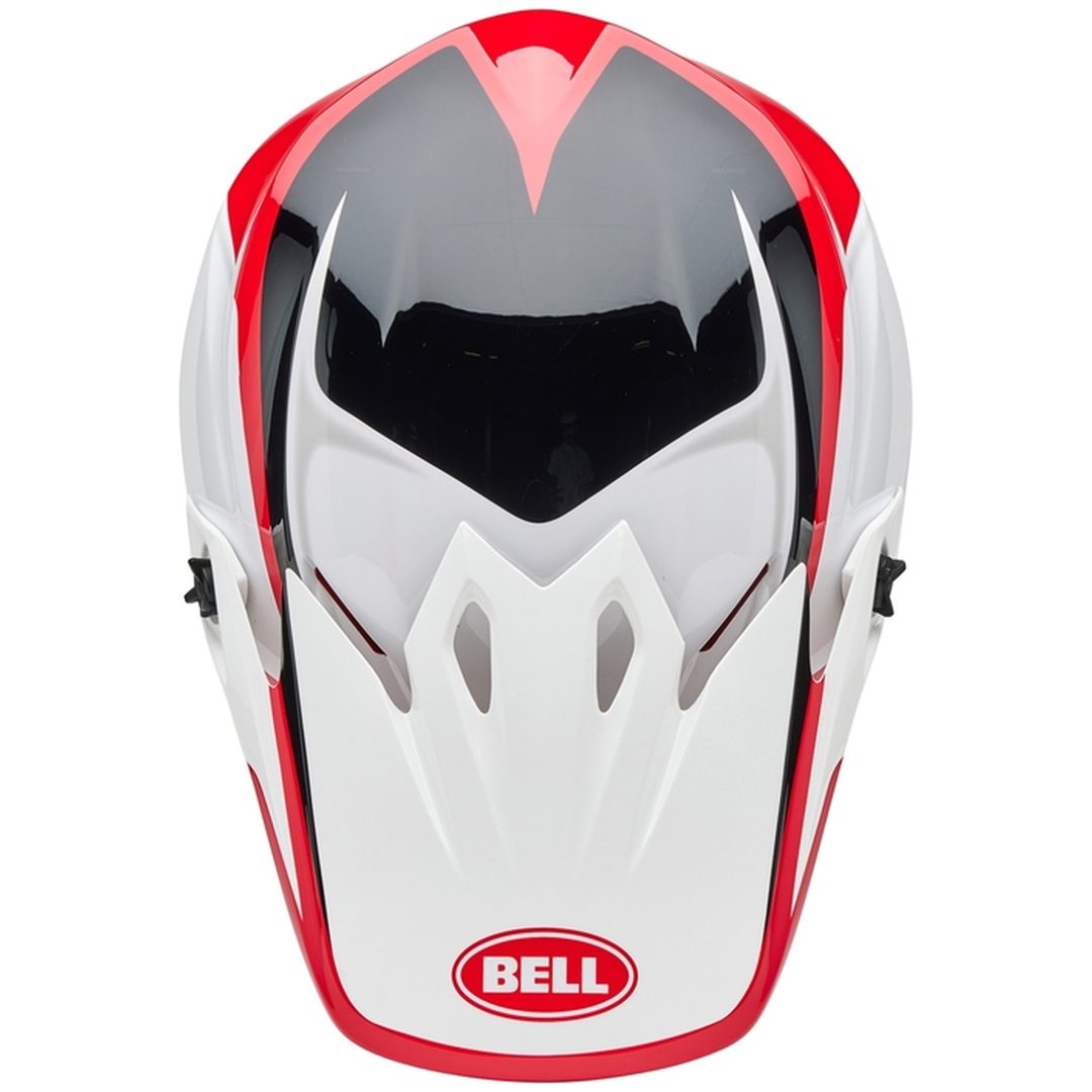 Crosshjelm Mx-9 Mips Rift Blank Rød/hvid BELL XL – billede 9