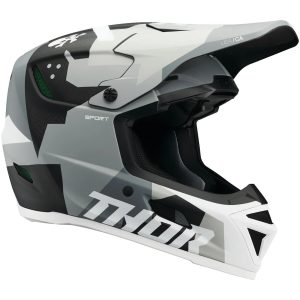 Crosshjelm Reflex Sport Carbon Brave Mips Sort/grå/hvid THOR
