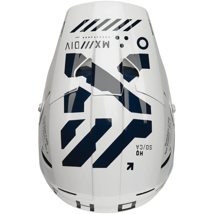 Crosshjelm Reflex Sport Strike Mips Blå/hvid/fluorescerende Gul THOR XS – billede 4