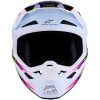 Crosshjelm S-M7 Blaster Lilla Pink Hvid Alpinestars XS – miniature 3
