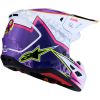 Crosshjelm S-M7 Blaster Lilla Pink Hvid Alpinestars XS – miniature 5