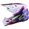 Crosshjelm S-M7 Blaster Lilla Pink Hvid Alpinestars XS – miniature 6