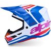 Crosshjelm S-M7 Core Hvid Blå Pink Alpinestars XS – miniature 5