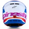Crosshjelm S-M7 Core Hvid Blå Pink Alpinestars XS – miniature 6
