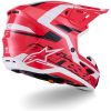 Crosshjelm S-M7 Deed Sort Rød Hvid Alpinestars XS – miniature 3