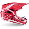 Crosshjelm S-M7 Deed Sort Rød Hvid Alpinestars XS – miniature 5