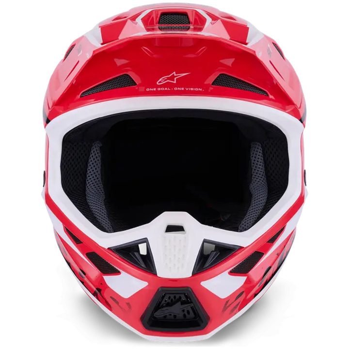 Crosshjelm S-M7 Deed Sort Rød Hvid Alpinestars XS – billede 6
