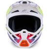 Crosshjelm S-M7 Fuse Hvid Lilla Gul Alpinestars XS – miniature 6
