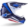 Crosshjelm S-M7 Rise Blå Hvid Alpinestars XS – miniature 4