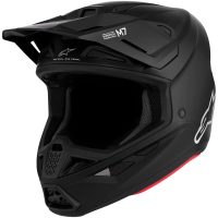 Crosshjelm S-M7 Solid Sort Mat Alpinestars