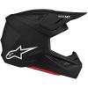 Crosshjelm S-M7 Solid Sort Mat Alpinestars XS – miniature 6
