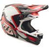 Crosshjelm SE5 Carbon Deco Sort/Rød TROY LEE DESIGNS XS – miniature 2