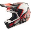 Crosshjelm SE5 Carbon Deco Sort/Rød TROY LEE DESIGNS XS – miniature 1