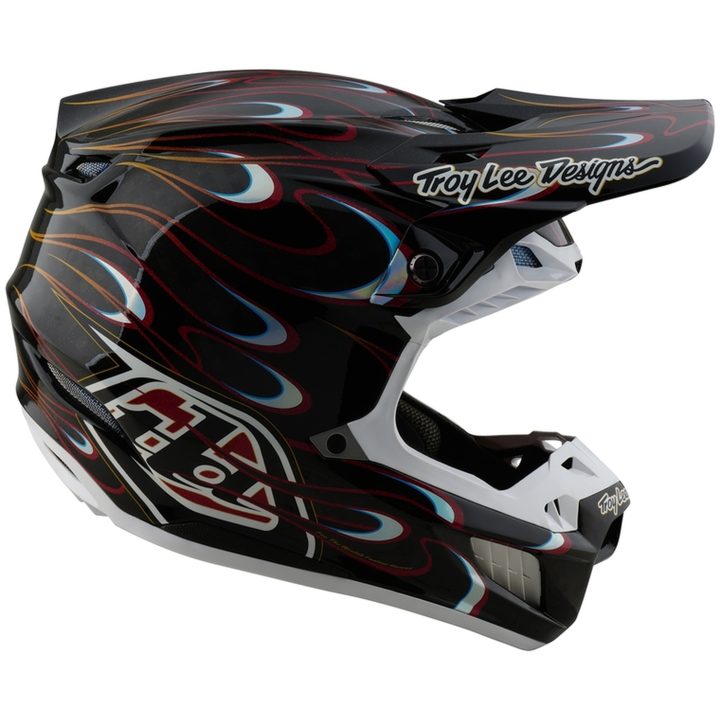 Crosshjelm SE5 Carbon Torched Sort/Rød TROY LEE DESIGNS XXL – billede 7