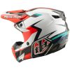 Crosshjelm SE5 Polycarbonate MIPS Rød Hvid TROY LEE DESIGNS s – miniature 4