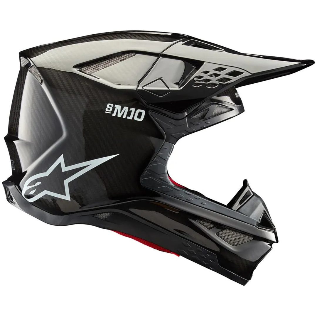 Crosshjelm Sm10 Solid Carbon Alpinestars XS – billede 6