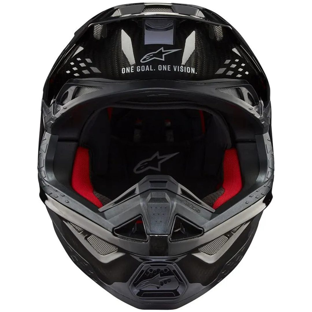 Crosshjelm Sm10 Solid Carbon Alpinestars XS – billede 3