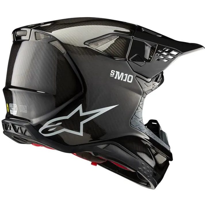 Crosshjelm Sm10 Solid Carbon Alpinestars XS – billede 7