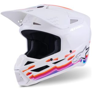 Crosshjelm SM3 Force Hvid ALPINESTARS
