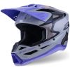 Crosshjelm SM3 Jettson Lilla/Grå ALPINESTARS XS – miniature 1
