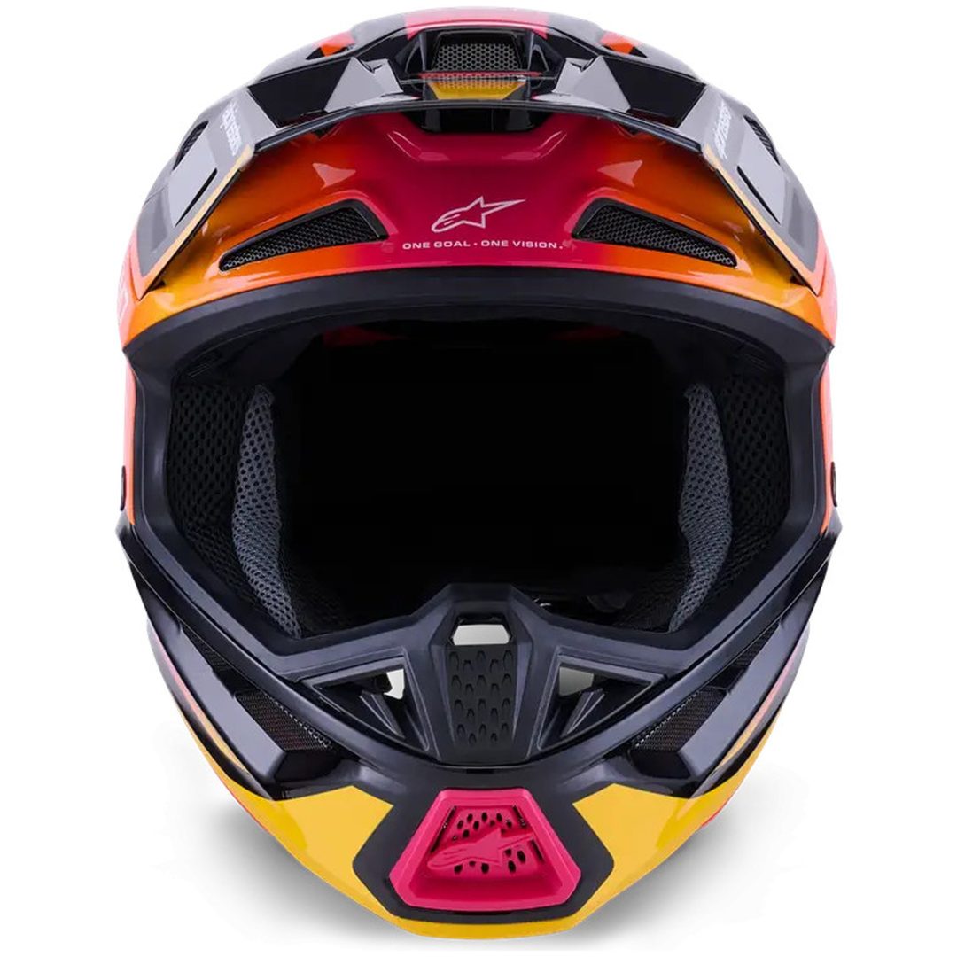 Crosshjelm SM7 Rise Sort/Pink ALPINESTARS XS – billede 2