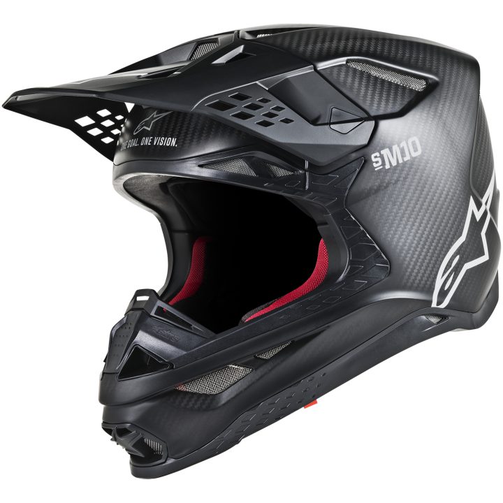 Crosshjelm Supertech M10 Sort/Rød/Hvid ALPINESTARS Small – billede 2