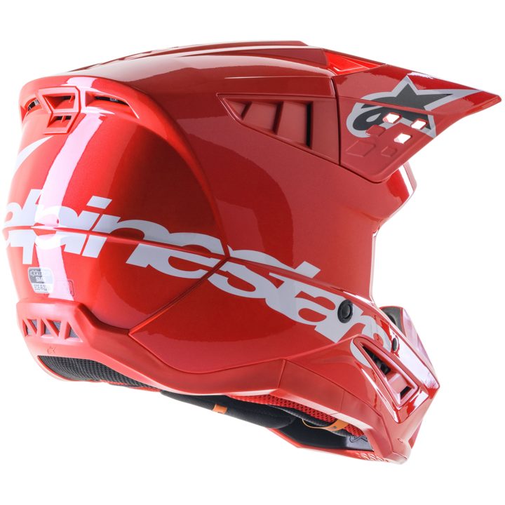 Crosshjelm Supertech M5 Sort/Rød ALPINESTARS XS – billede 2