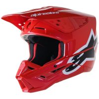 Crosshjelm Supertech M5 Sort/Rød ALPINESTARS