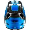 Crosshjelm Werx-R Carbon Flow Blå/Hvid Blank FLY RACING L – miniature 2