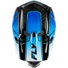 Crosshjelm Werx-R Carbon Flow Blå/Hvid Blank FLY RACING L – miniature 3