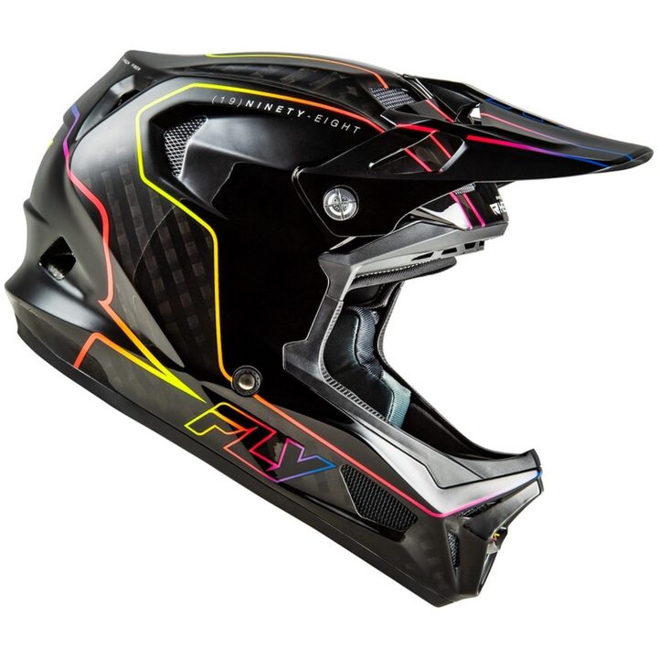 Crosshjelm Werx-R Carbon Flow Sort FLY RACING Large – billede 4