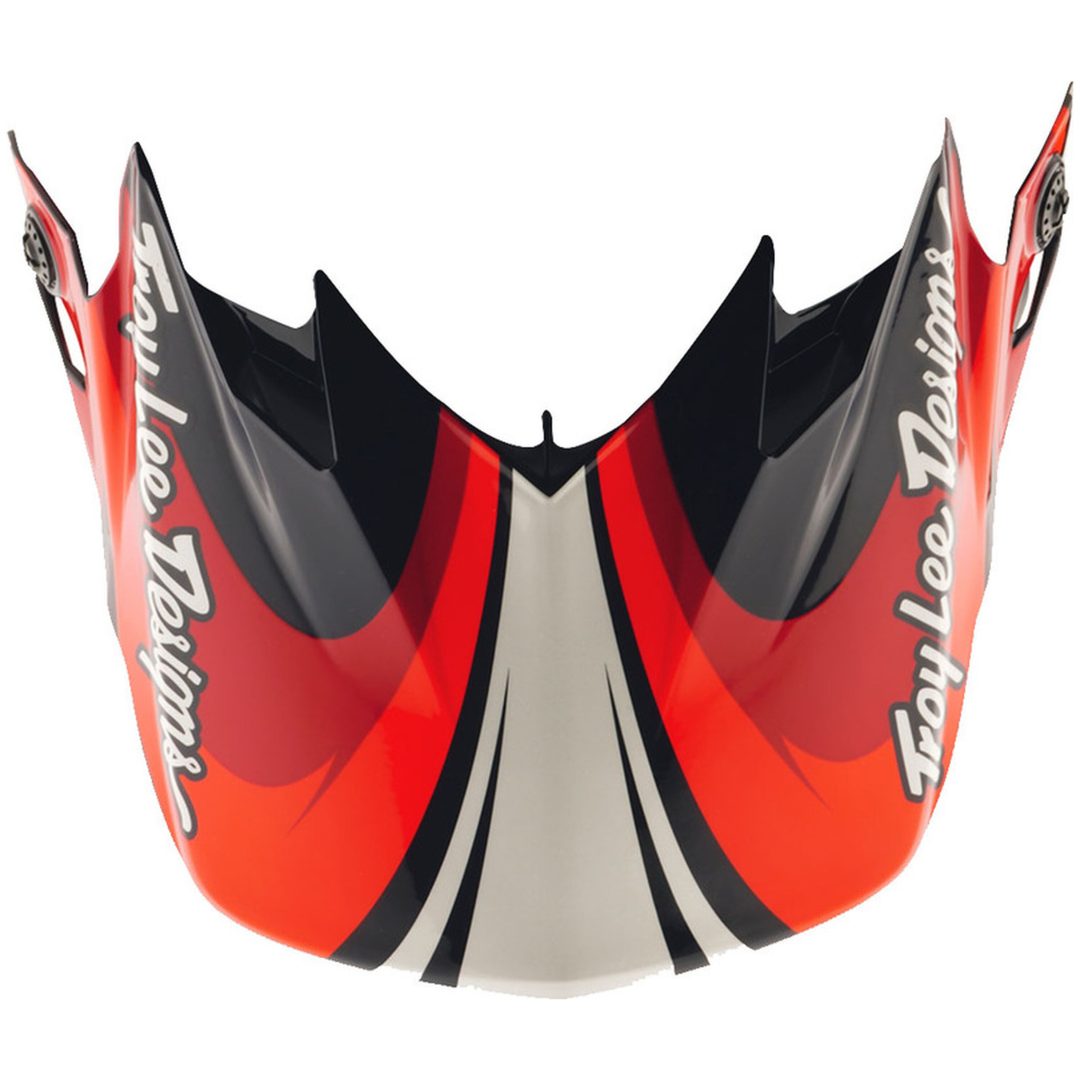Crosshjelmskærm GP Pro Crossover Sort/Rød TROY LEE DESIGNS