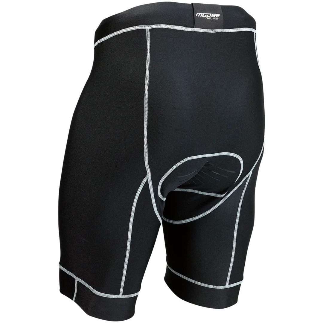 Crosshorts MTB Kompression Sort MOOSE RACING XS – billede 2