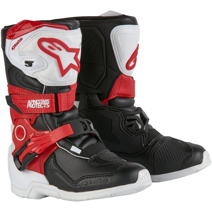 Crossstøvler Børn T3s Hvid/Sort/Rød ALPINESTARS 30 (12 us) – billede 5