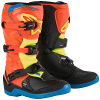 Crossstøvler Børn Tech3s Orange/Blå/Gul ALPINESTARS