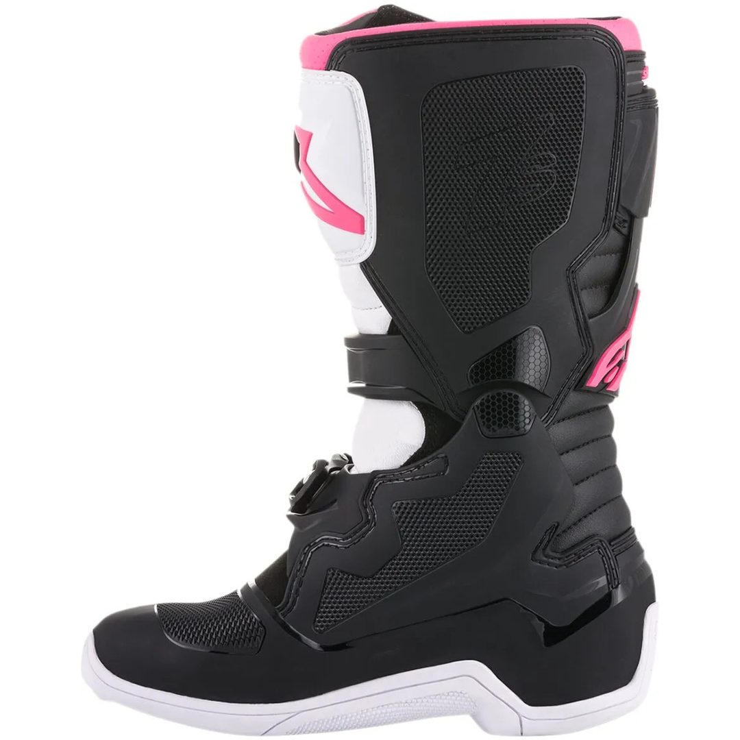 Crossstøvler Tech 3 Sort/Hvid/Pink ALPINESTARS 42 (8 us) – billede 2