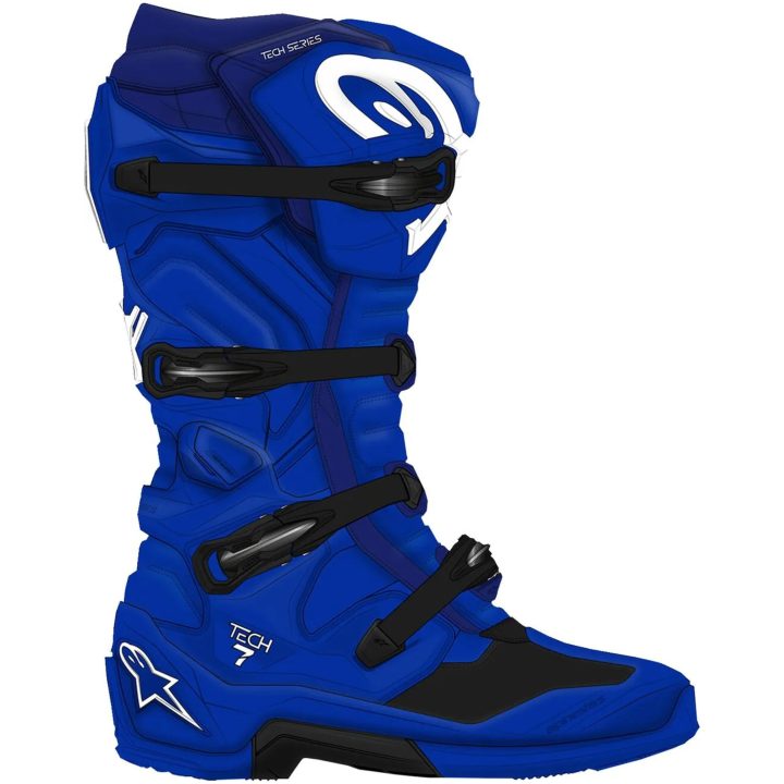 Crossstøvler Tech 7 Blå ALPINESTARS 47 – billede 4