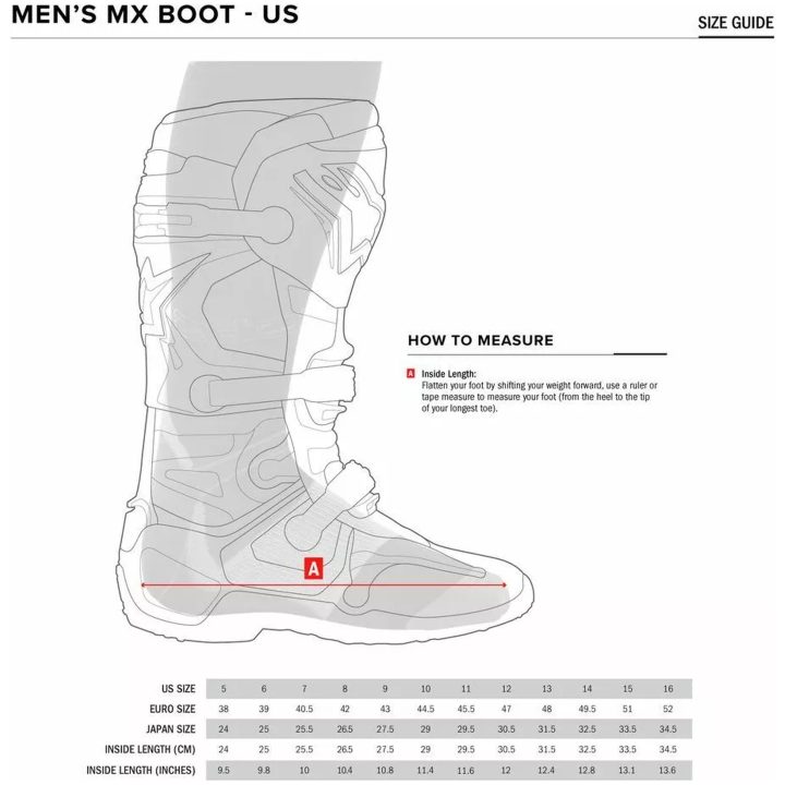 Crossstøvler Tech 7 Sort ALPINESTARS 48 – billede 4