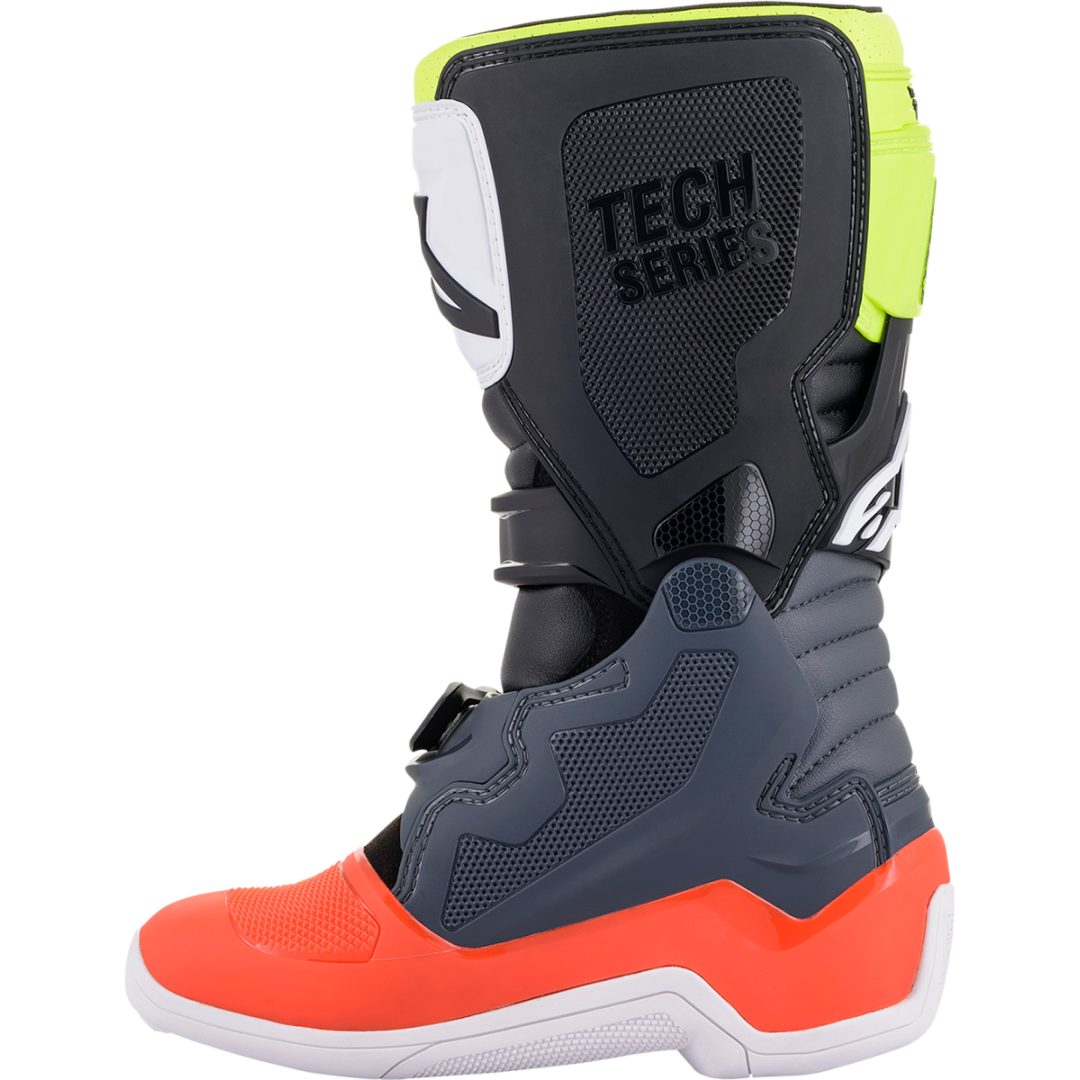 Crossstøvler Tech 7s Sort/Grå/Rød/Hvid/Gul ALPINESTARS 34 – billede 7