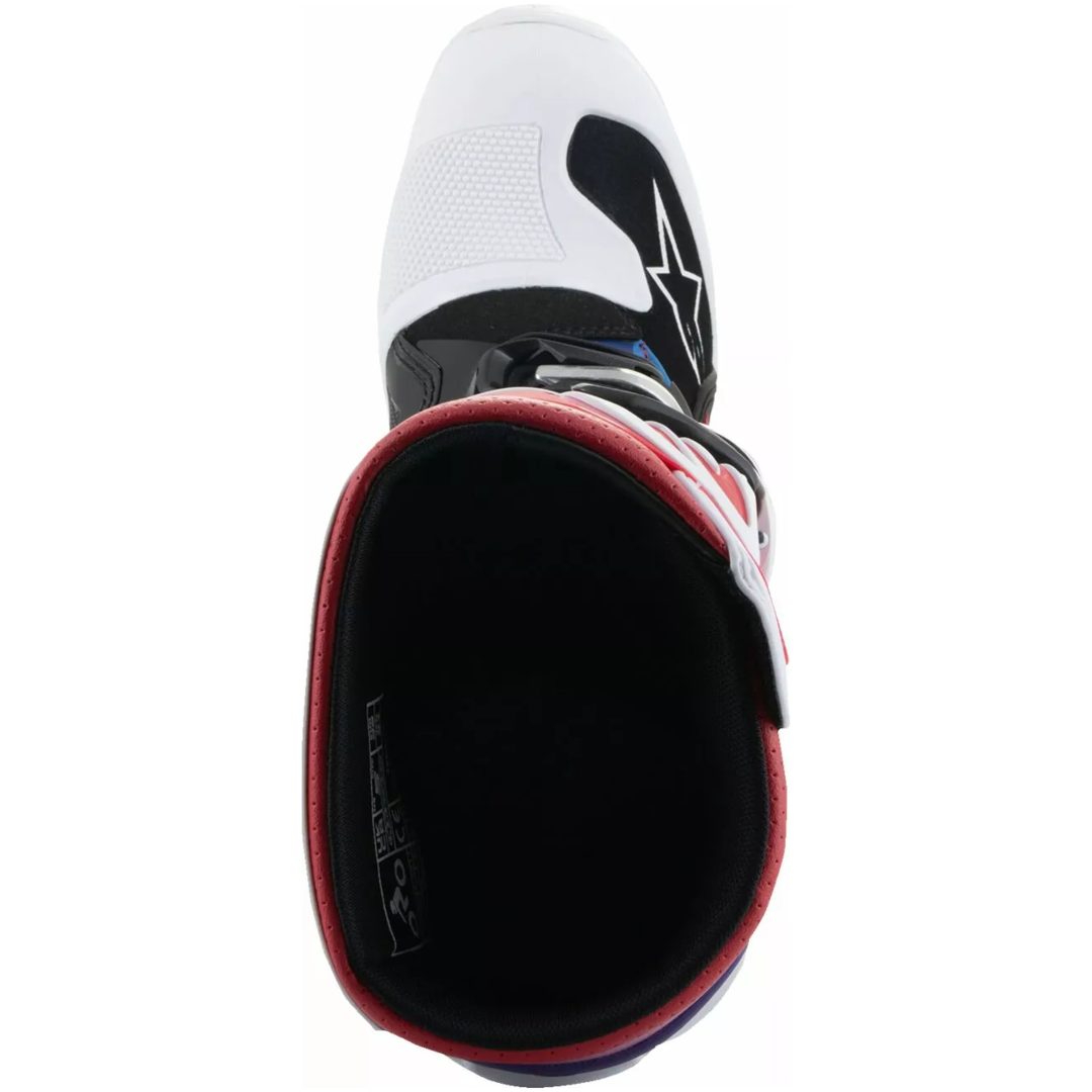 Crossstøvler Tech7s Hvid/Rainbow ALPINESTARS 40,5 (7 us) – billede 2