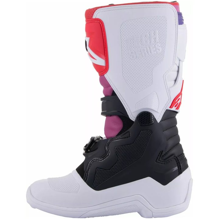 Crossstøvler Tech7s Hvid/Regnbue ALPINESTARS 38 (6 us) – billede 5
