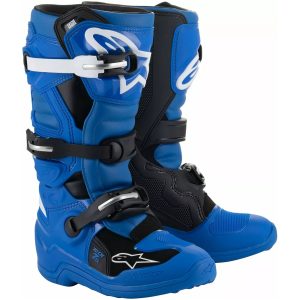 Crossstøvler Youth Tech 7s Sort/blå/hvid Alpinestars