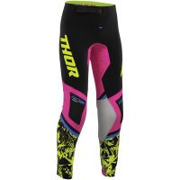 Crosstøj Bukser Børn Sportmode Punkd Sort Pink THOR