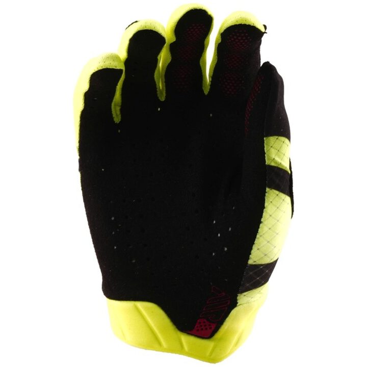 Crosstøj Handsker Børn Air Cyclops Neongul Sort TROY LEE DESIGNS yxs – billede 2