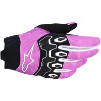 Crosstøj Handsker Dame Full Bore V2 Sort Lilla Hvid ALPINESTARS(MX)