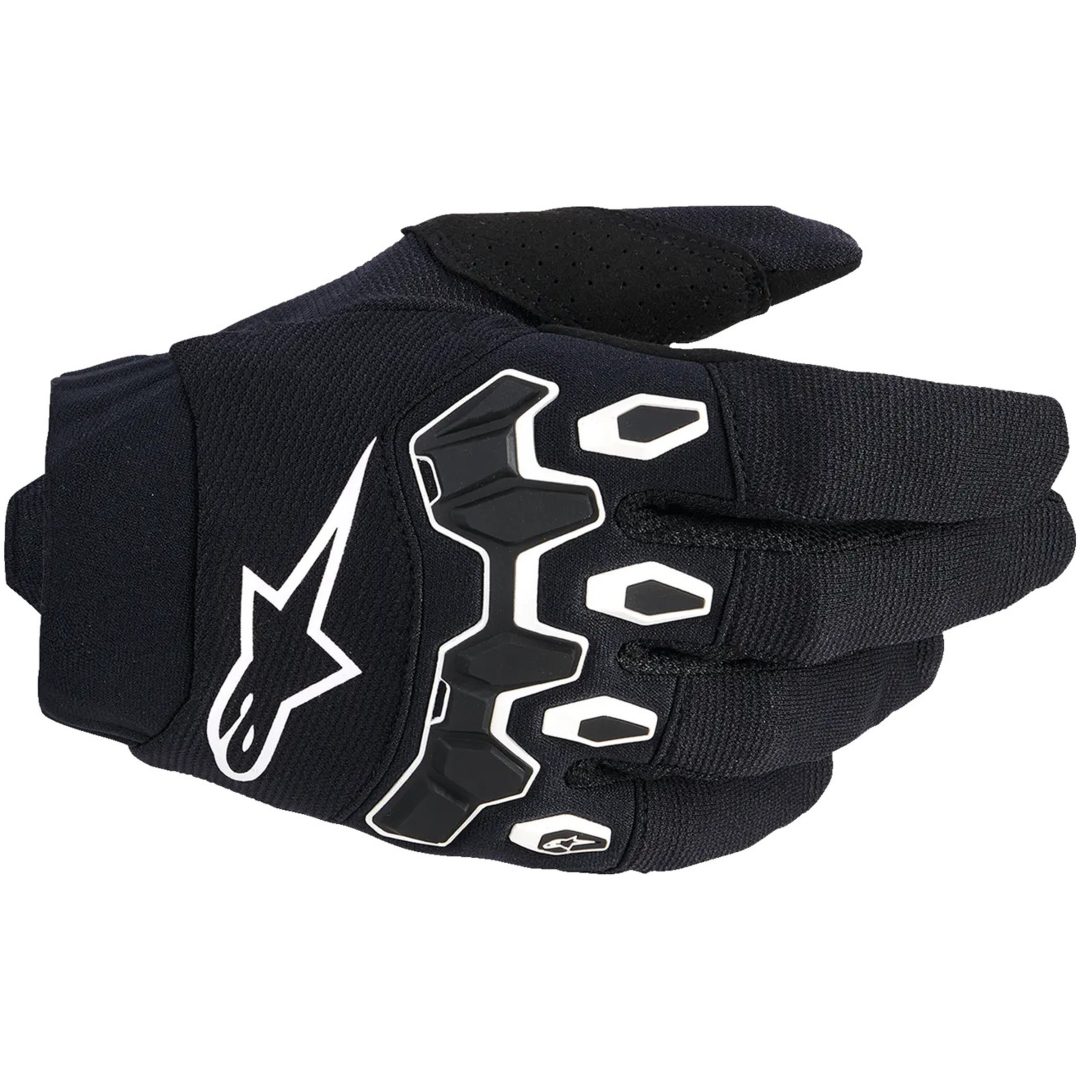 Crosstøj Handsker Youth Full Bore V2 Sort Hvid ALPINESTARS 2XS