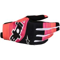 Crosstøj Techstar Sort Korall Fuchsia Alpinestars