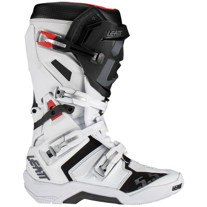 Crosstøvler 5.5 FlexLock Hvid Leatt 40.5 (US 7) – billede 3